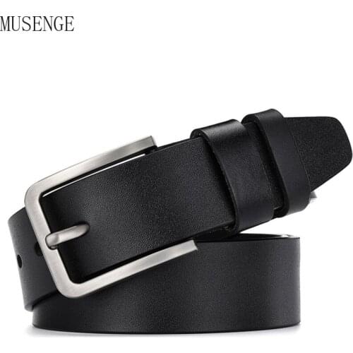 Fashion Mens Belt Jeans Luxury Genuine Leather Trouser Waist Belts Male Luxury Designer Pin Buckle Gift Men Apparel Accessories