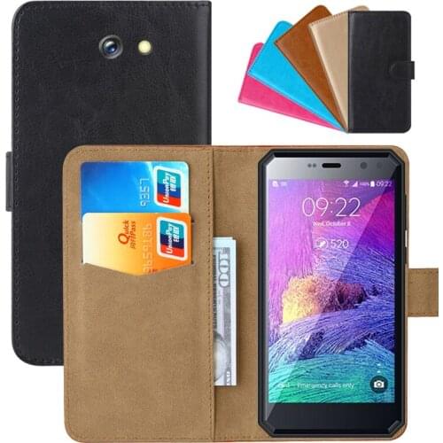 Luxury Wallet Case For Nomu M6 PU Leather Retro Flip Cover Magnetic Fashion Cases Strap