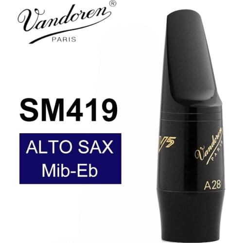 Vandoren SM419 A28 V5 Series Alto Sax Mouthpiece / Alto Sax Mib-Eb Mouthpiece