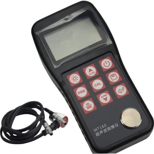 Hot Sale High Precision Digital LCD High Accuracy Ultrasonic Thickness Gauge For Metal Plastic Ceramic Glass Width Testing Meter