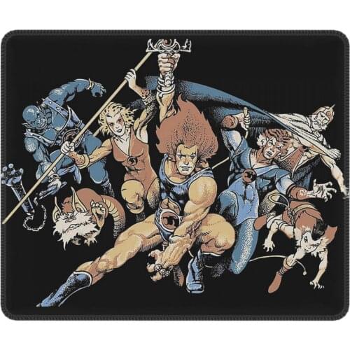 Thundercats Silverhawks 80s Retro Cartoon Funny Mouse Pad Waterproof Mat Pads Rubber PC Table Decoration Cover