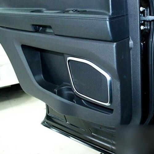 For Ford Explorer 2011-2014 4PCS High Quality ABS Chrome Car Interior Car Door Speaker Cover Trim Car Styling Accessories