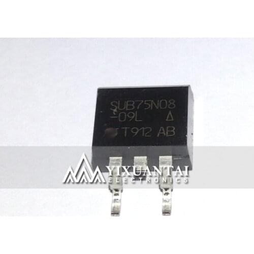 5pcs/lot 10pcs/lot 50pcs/lot Free Shipping! New Original SUB75N08-09L SUB75N08 75N08 TO-263