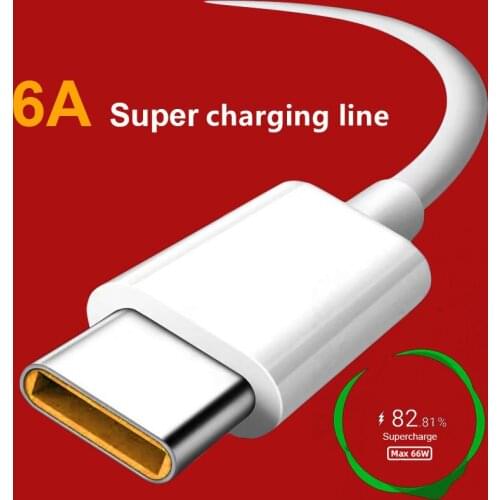 6A Turbo cargador de Cable de carga rápida de tipo de línea C para XiaoMi 11 10 10 10 10T Pro 5G 9 Poco M3 X3 NFC Redmi Nota 10