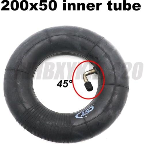 8 inch Inner tube 200x50 tube inner tube with 45 degree valve for Mini Electric Scooter Tyre Vehicle motorcycle stroller scooter