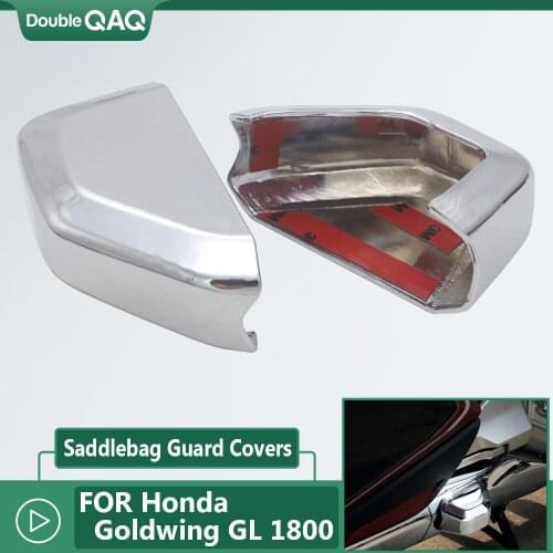 Motorcycle Saddlebag Guard Covers trim parts for Honda Goldwing 1800 F6B GL1800 2018 2019 2020