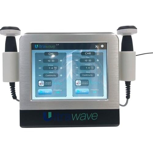 Ultrawave Ultrasound Physiotherapy Machine Chronic Strains And Sprains Physical Therapy Equipment With 2 Handles