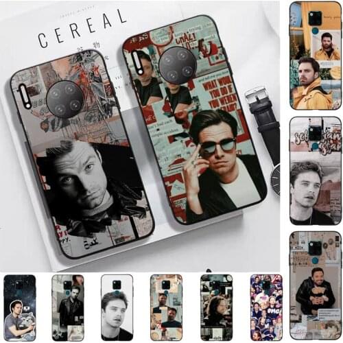 Sebastian Stan Collage Bucky Barnes Phone Case for Huawei Mate 20 10 9 40 30 lite pro X Nova 2 3i 7se