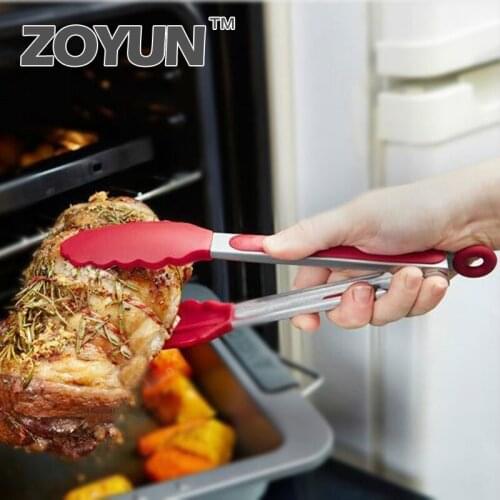 Home kitchen silicone CLIP stainless steel clip food CLIP buffet bread CLIP buffet roast roast duck steak sandwich hot temperatu