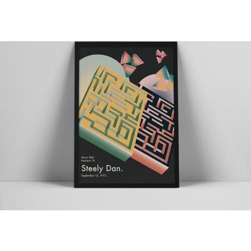 Hot Music Pop Singer Star Album Canvas Painting Poster Steely Dan Gig Poster Prints Wall Art Pictures Living Room Home Decor