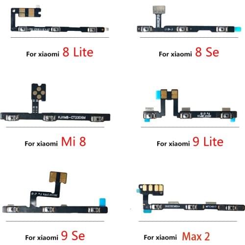 Power Switch On/Off Button Volume Button Flex Cable For Xiaomi Mi 9 9T Pro A3 CC9 Max Mix 3 Mi 8 Mi8 Se Lite Black Shark 2 F1