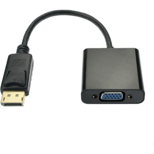 HD CHIPAL DisplayPort display port DP to VGA adapter cable male to female adapter suitable for PC notebook TV monitor projector