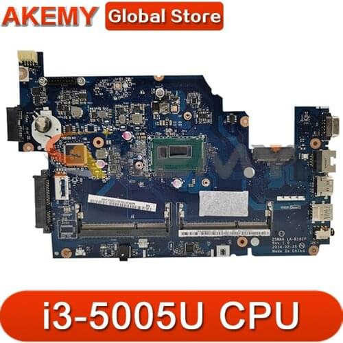 NBML811002 Z5WAH LA-B161P Mainboard For Acer Aspire E5-531 E5-571G Laptop motherboard With i3-5005U CPU DDR3 100% Fully Tested