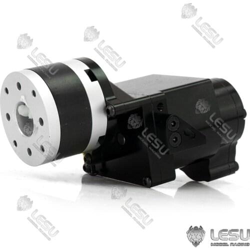 Metal LESU Gearbox Transmission 2Speed for RC TAMIYA 1/14 Tractor Truck Car DIY Model Dumper Benz Scania