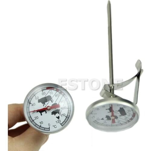 New Stainless Steel Instant Read Probe Thermometer BBQ Food Cooking Meat Gauge