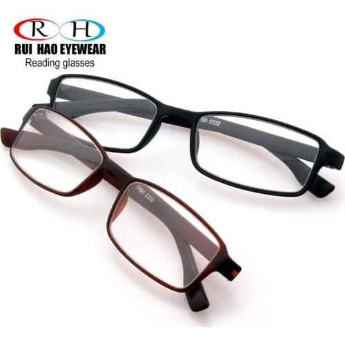 Reading Eyeglasses Presbyopic Spectacles High Elasticity Plastic Frame Clear Lens Unisex Glasses Frame +1.00~+4.00 Strength