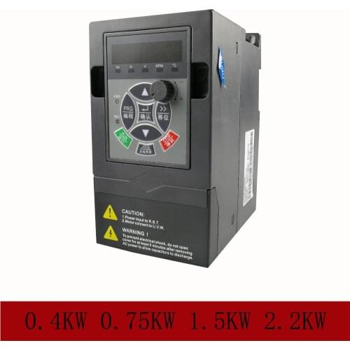 Single Access Universal Frequency Converter 1.5KW 2.2KW 4KW 220V VFD 3 Phase Output Frequency Converter Adjustable Speed
