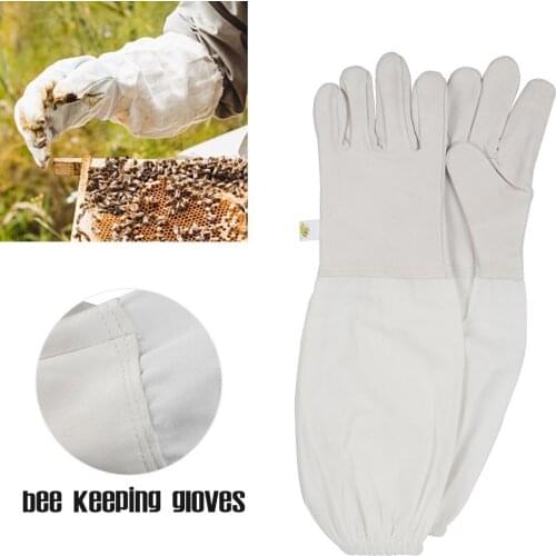 Beekeeping Gloves Clothing Breathable Anti Bee Sting Canvas Protective Equipment Goods For Beekeeper Supplies