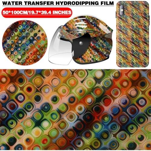 1PC Green Transfer Film PVA Hydrographic Film Water Transfer Printing Film Hydro Dip for Car Motorcycle Decoration 50*100cm