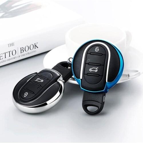 Luxury 3/ 4 Buttons Soft TPU Smart Remote Key case Cover for BMW Mini Cooper F54 F55 F56 F57 F60 Car Accessories