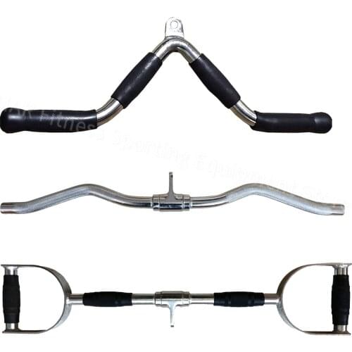 Fitness Handle Pulley Cable Lat Pull Down Handle Muscle Triceps Strength Enhancement Fitness Equipment Gym Training Lever