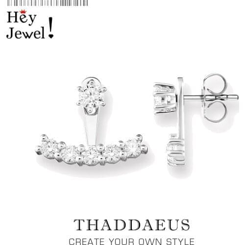 Stud Earring Ear Jackets,Europe Bohemia Fashion Good Jewerly For Women,2019 Autumn Gift In 925 Sterling Silver,Super Deals