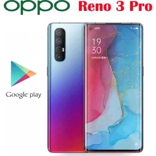 New Original Official Oppo Reno 3 Pro 5G Smartphone Snapdragon 765G Octa Core 6.5inch 4025mAh 48MP+13MP+8MP+2MP Real Cameras NFC