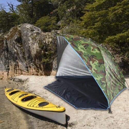 Waterproof Beach Tent Outdoor Fishing Camping Hiking Picnic Sunshelter Tent Lightweight Portable Canopy Open Awning For Fishing