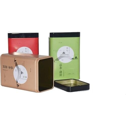 Xin Jia Yi Packaging Tinplate Metal Cans Travel Portable Small Rectangle Food Coins Candy Jewelry Storage Tin Case