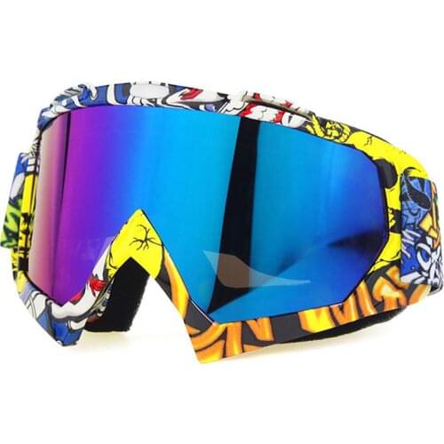 Motorcycle Goggles Dirt Bike Goggles Safety UV Protective Dustproof Goggles Anti Scratch Motocross Motorbike Goggles for Cycling
