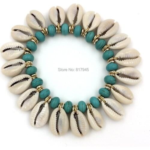 2015 New Euro Jewelry Wholesale Charm Bracelet shell bangles for women vintage