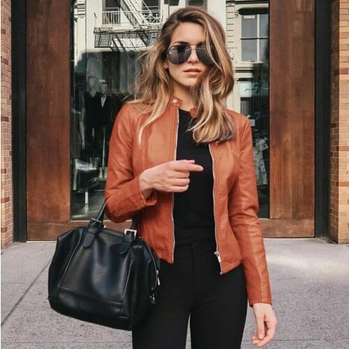 2020 New Autumn Winter Pu Leather Women Leather Jacket Oversized Boyfriend Korean Style Female Faux Coat Outwear Blac