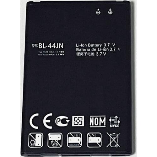 3.7V 1540mAh BL-44JN For LG Optimus L5 E610 E612 E615 AS680 E730 E739 LS700 LS855 P690 P692 P693 P698 P699 P970 VS700 Battery