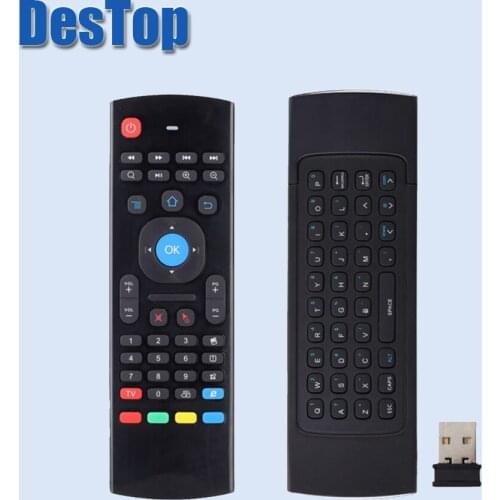 50PCS MX III Air Mouse Wireless Mini Keyboard 2.4Ghz For mini pc HTPC Laptop Smart TV For T95 X96 Android TV Box Remote Control