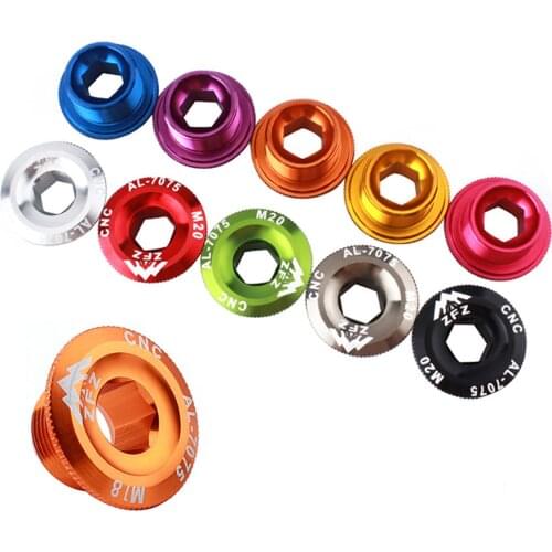 M15 M18 M20 Bicycle Accessories BB Bolts CNC Aluminum Alloy Crank Bolt Cover Cap Crank Cover Bike Bottom Bracket B