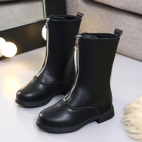 Childrens Martin boots girls little princess boots 2020 autumn and winter British style little girls all-match boots