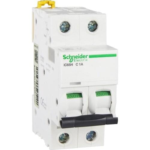 Leakage Protection Electric Circuit Breaker IC65H2PC Type Original AC 1A 2A 4A 6A 40A 50A 60A 10KA Mini IC65H 2P 400VAC