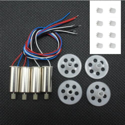 JD20 JD20S JD-20S JD-20 JD 20 RC drone Engines motor +8pcs gear Main Gears Set