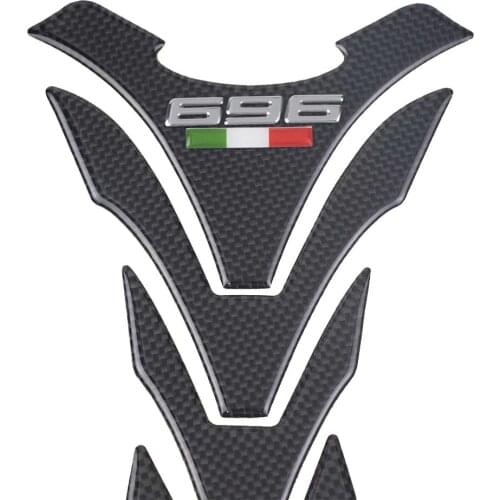 KODASKIN Motorcycle 3D Real Carbon Traction Tank Pad Sticker Decal for Ducati Monster 696