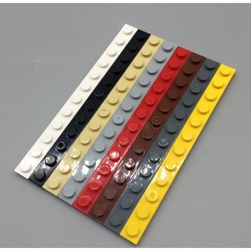 MOC 60479 Plate 1 x 12 For Building Blocks Parts DIY LOGO Educational Creative gift Toys