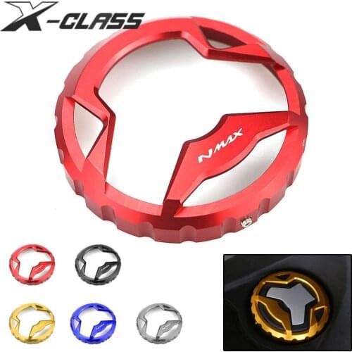 NMAX Motorcycle Fuel Tank Cover Gas Case Filler Cap CNC Aluminum Accessories for Yamaha N-max 125 155 2015 2016 2017 2018 2019