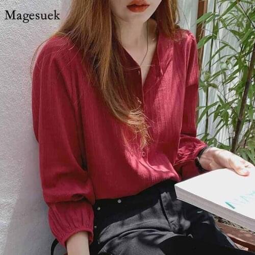 Magesuek Red Blouses
