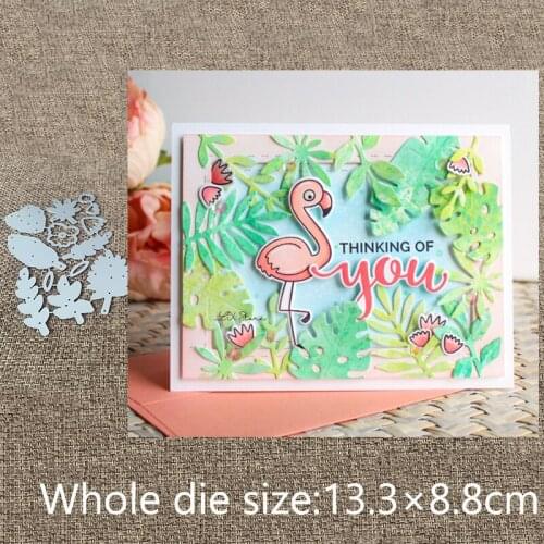 XLDesign Craft Metal Cutting Dies stencil mold Tropical Foliage decoration scrapbook Album Paper Card Craft Embossing die cuts