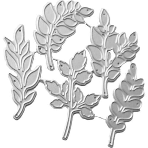 Leaves Branch Metal Cutting Dies Scrapbooking Die DIY Stencils Photo Album Embossing Paper Card Making Knife Mold Crafts Dies
