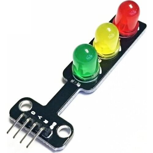 Mini 5V Traffic Light LED Display Module for Arduino Red Yellow Green 5mm LED RGB -Traffic Light for Traffic Light System Model