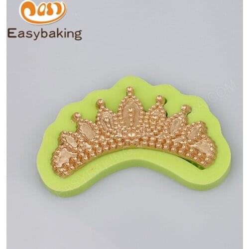 2017 New Hot Sale Silicone Mold Restoring Ancient Ways Crown Shape Fondant Cake Mould Handmade Sugarcraft Tools Kitchenware