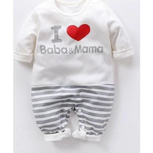 Pudcoco New Christmas Newborn Baby Girls Boy Long Sleeve Striped Patchwork Fashion Romper Jumpsuit Outfits Clothes