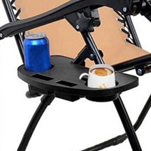 Outdoor Folding Chair Tray Portable Travel-friendly Cup Holder Suitable for Camping Fishing Hiking Tools Accessories