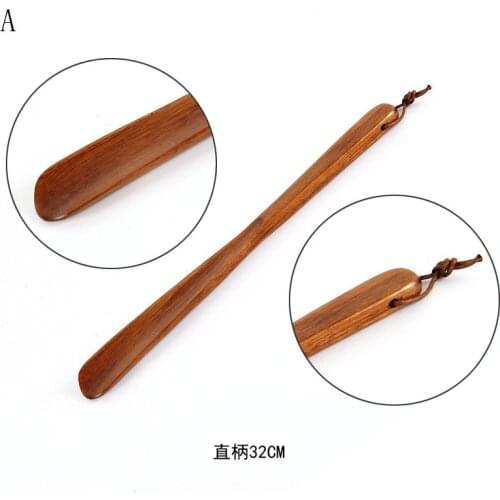 Professional Wooden Shoe Horn Flexible Long Handle Shoehorn Useful Shoe Lifter Professional Shoe Spoon Home Tools