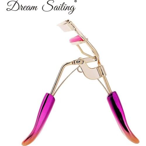 False Eyelashes Curler Clip With Purple Electroplating Handle For Woman Stainless Steel Makeup Cosmetic Tools Beauty Accessory